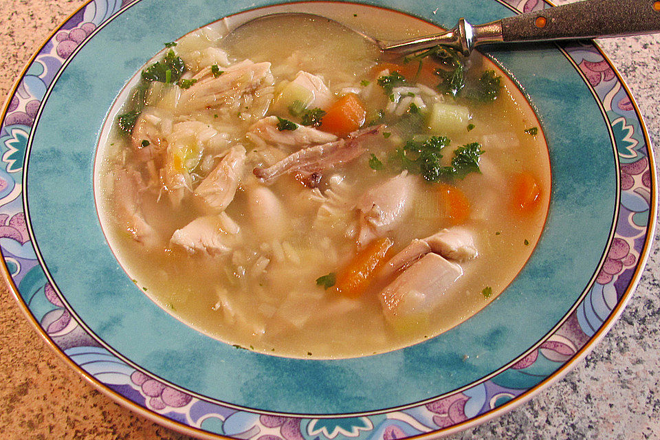 Hühnersuppe mit Reis Hühnersuppe mit Reis