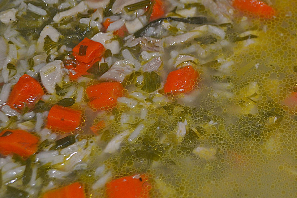 Hühnersuppe mit Reis Hühnersuppe mit Reis