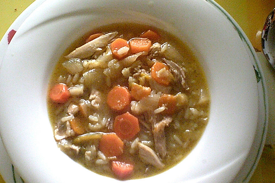 Hühnersuppe mit Reis Hühnersuppe mit Reis