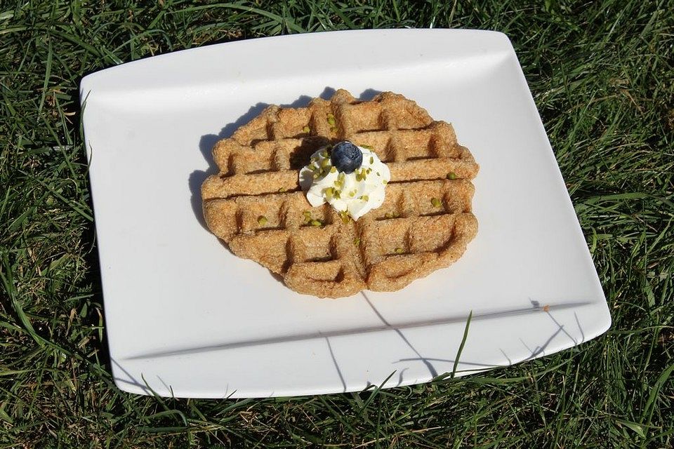 Mürbe Waffeln mit Kokosfett