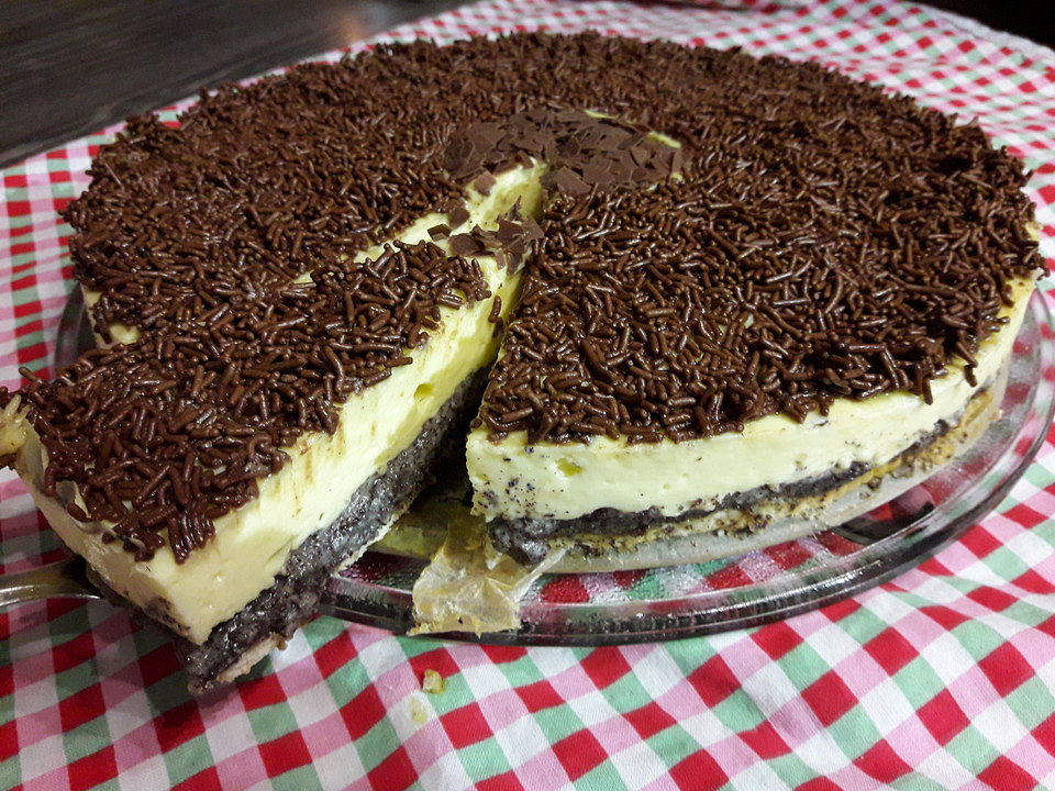Mohn-Marzipan-Torte ohne Backen von eisbobby| Chefkoch