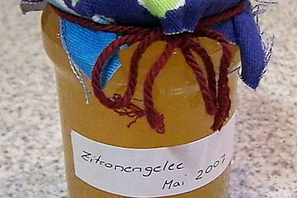Zitronengelee mit Whisky Zitronengelee mit Whisky