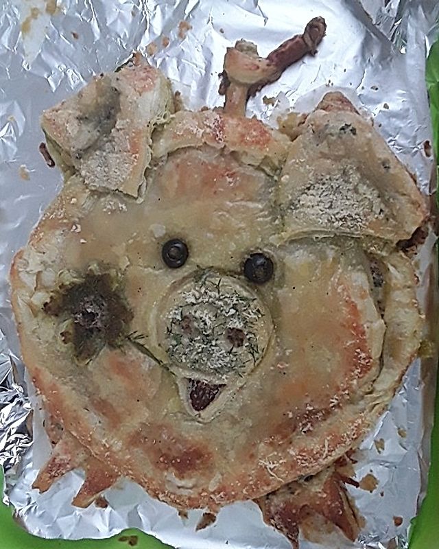 Pikantes Blätterteigschwein
