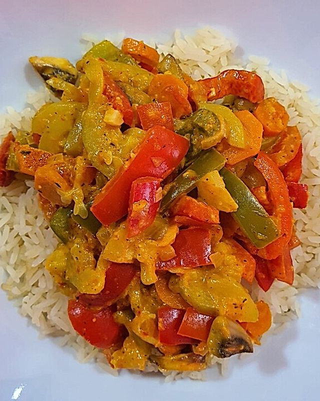 Thai-Curry-Gemüse-Pfanne