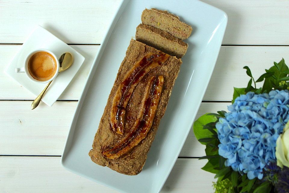 Saftiges veganes Bananenbrot