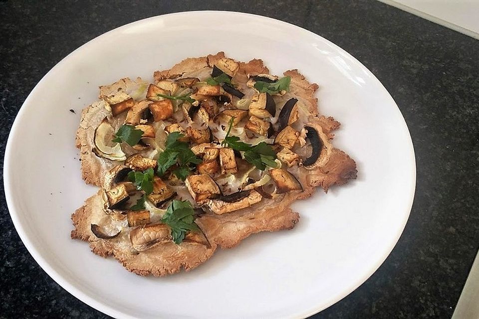 Veganer Flammkuchen