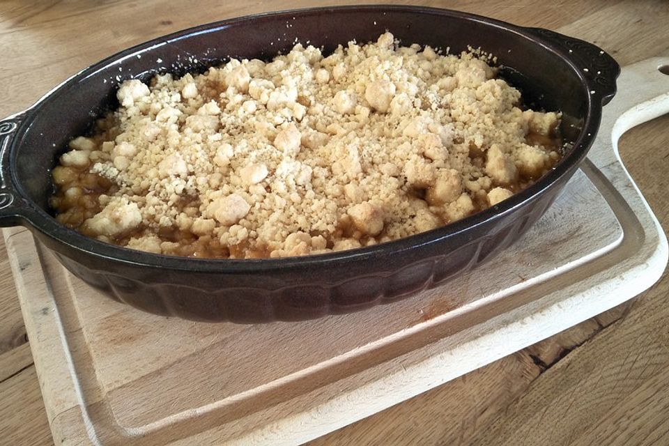 Birnen-Crumble