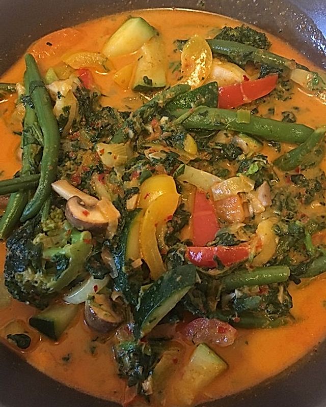 Veganes Rotes Thai Curry