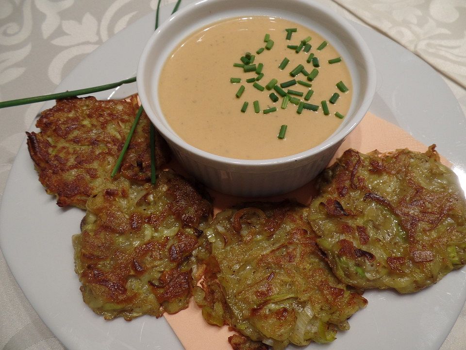 Rote Linsen-Kokos-Suppe mit Kartoffel-Lauch-Rösti von Sheeva1960| Chefkoch