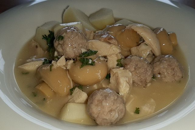 Feines Hühnerfrikassee klassisch von KochVeri| Chefkoch
