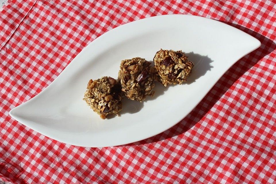 Vegane glutenfreie Haferflocken-Cookies