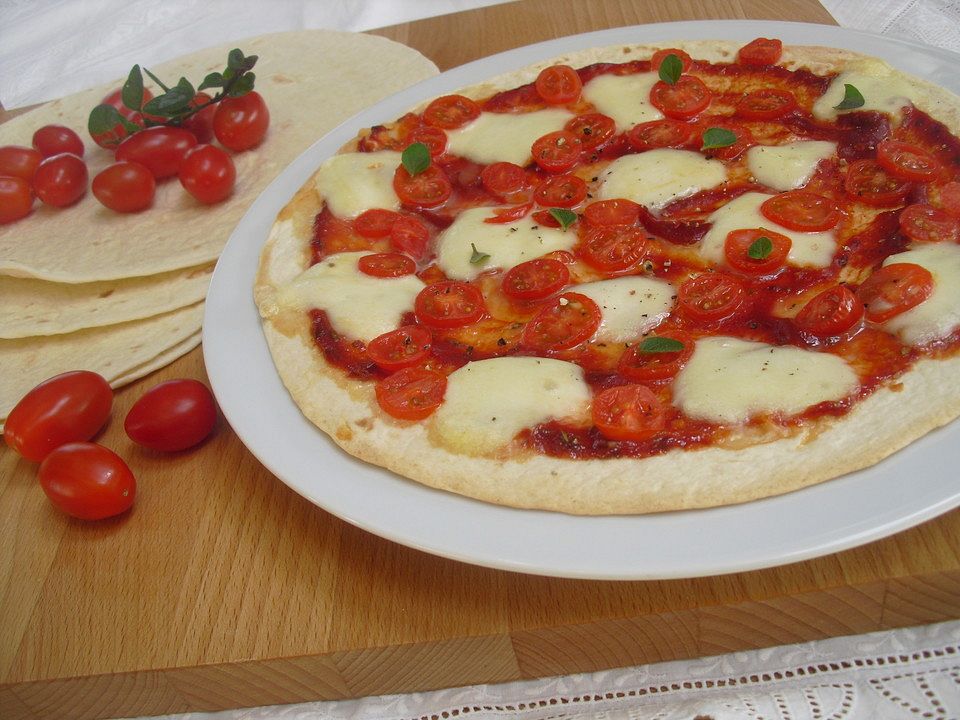 Pfannenpizza mit Mozzarella von Twiggys | Chefkoch