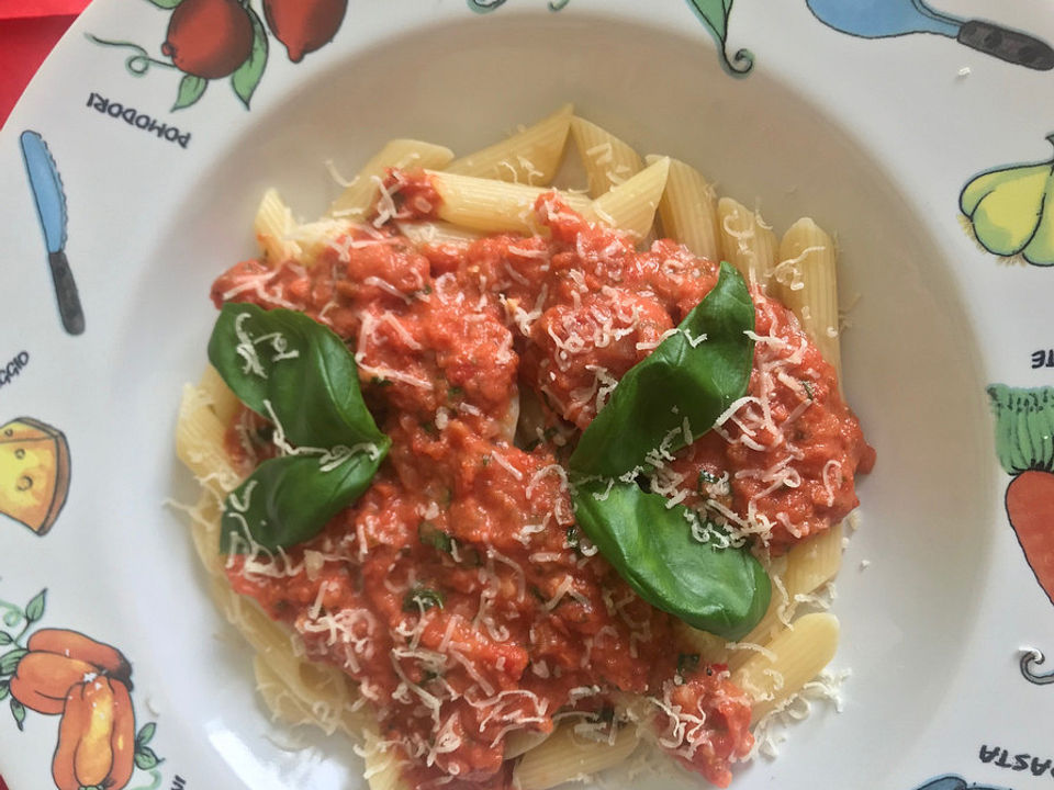 Penne mit Tomaten-Gorgonzola-Sauce von Foodfan-Nolle| Chefkoch