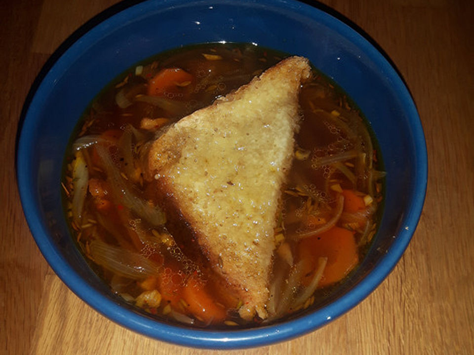 Zwiebelsuppe nach winterlicher Art von friedhelmspeedy| Chefkoch