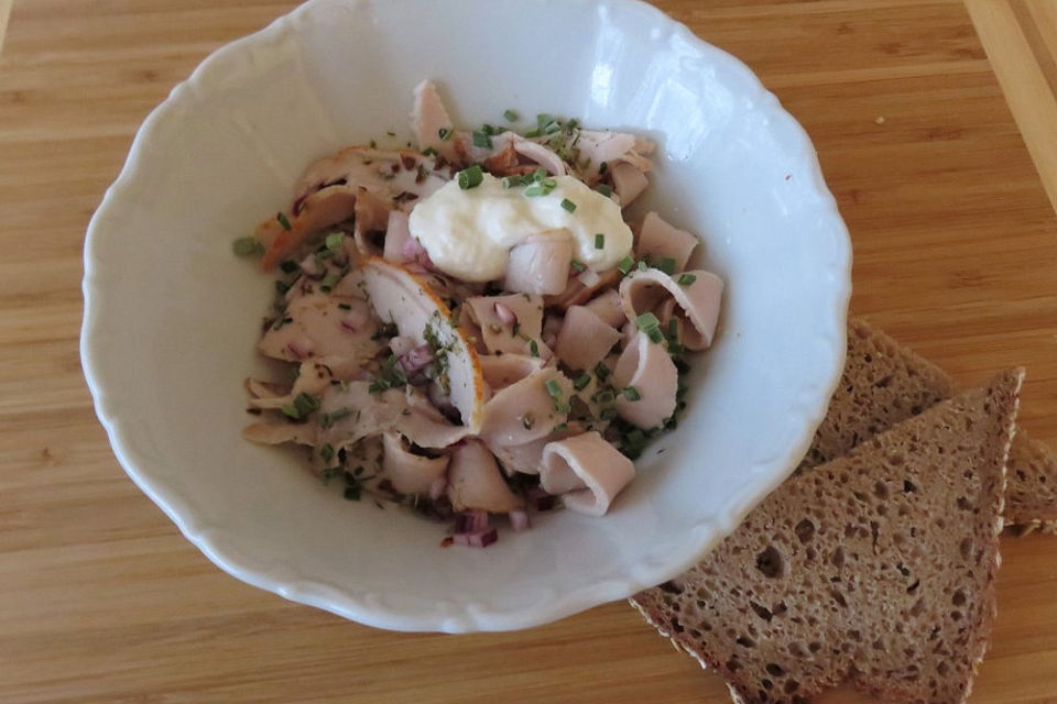 Bayrischer Schweinebratensalat