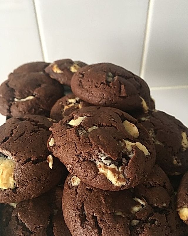 Chocolate Cookies mit Irish Cream