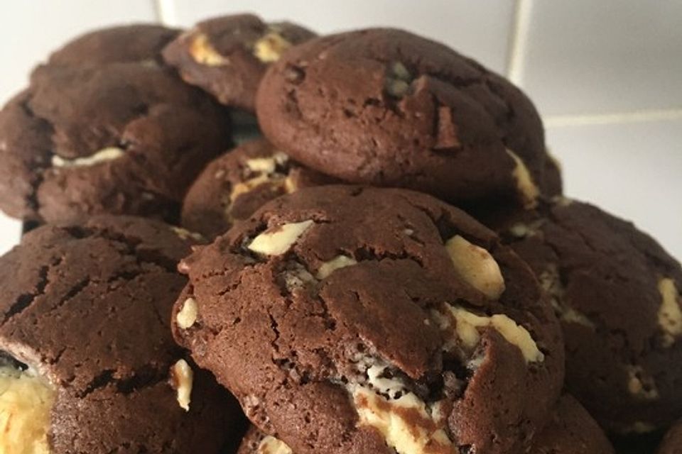 Chocolate Cookies mit Irish Cream