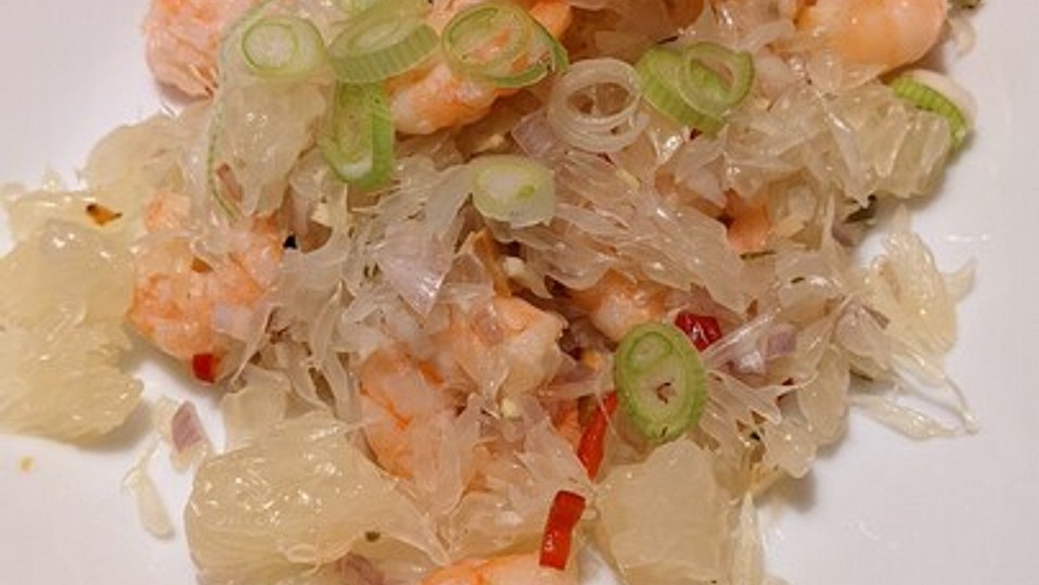 Thailändischer Pomelo-Salat mit Garnelen von Flugmaus