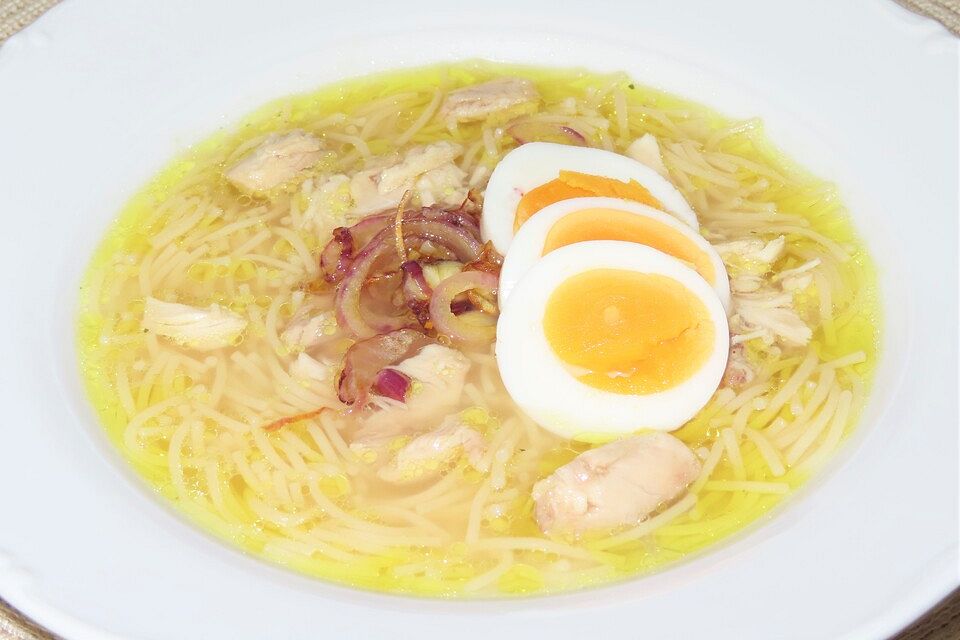 Hühnersuppe mit Nudeln