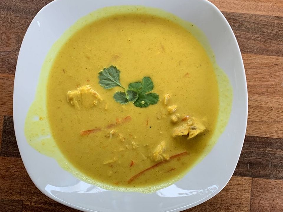 Currysuppe mit Hühnchenbrust von Andnic| Chefkoch