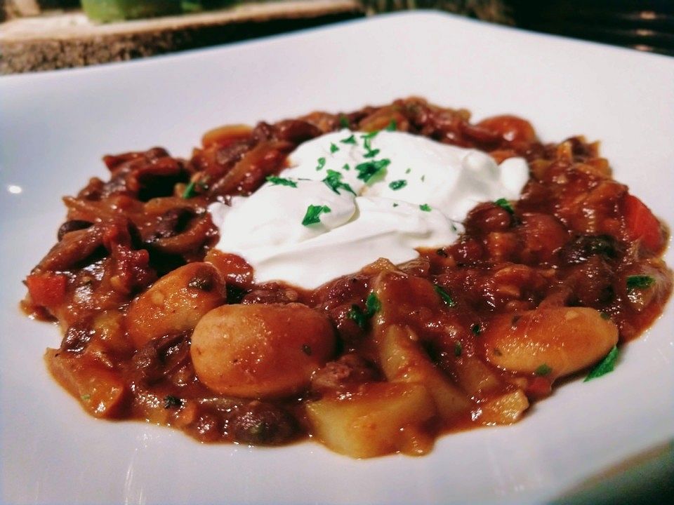 Vegetarisches Chili - herzhaft und pikant von Gruenstich64| Chefkoch