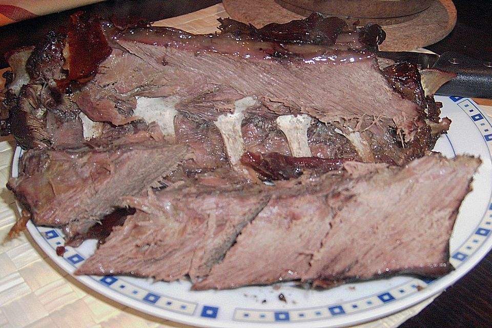 Rehbraten mit Rahmsauce Rehbraten mit Rahmsauce