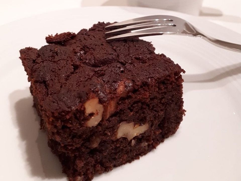 Brownie mit karamellisierten Walnüssen von MiriBee| Chefkoch