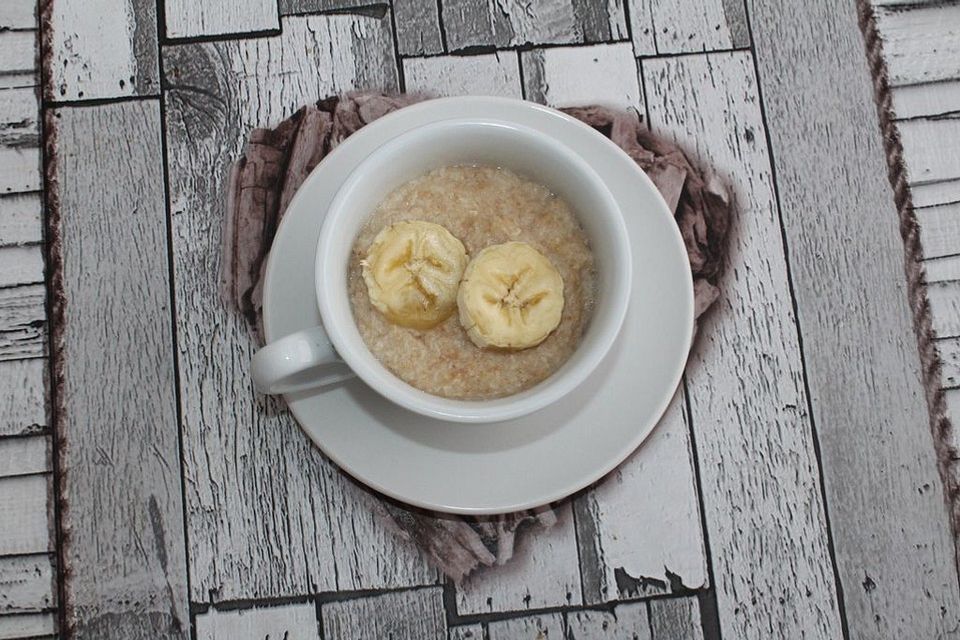 Veganes Dinkel-Kokos-Porridge