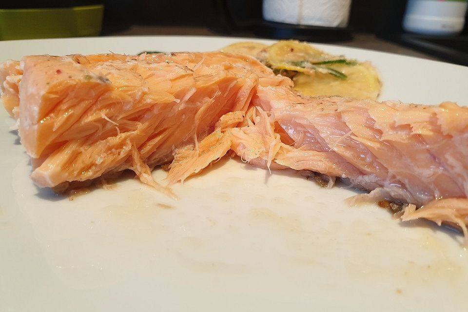 Lachs Sous Vide gegart