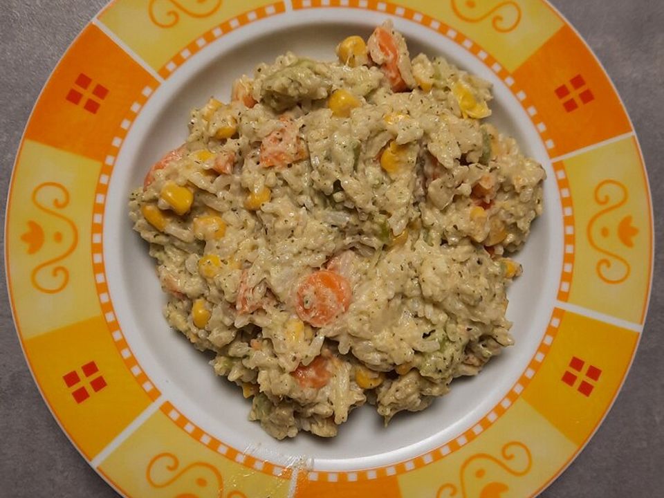 Frischkäse-Gemüse-Pfanne mit Reis von Schmetterling8773| Chefkoch