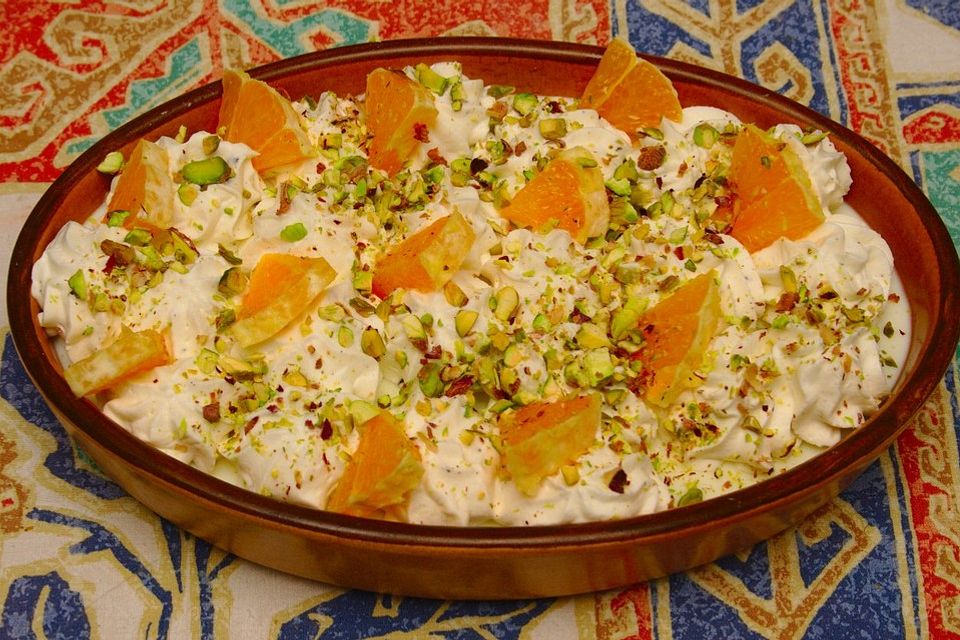 Libanesisches Dessert - Aysch Alssarayah