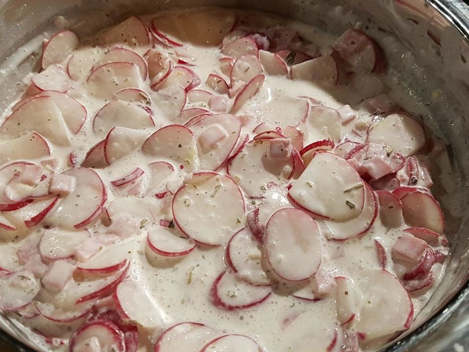 Radieschensalat mit Kochschinken von marwils | Chefkoch