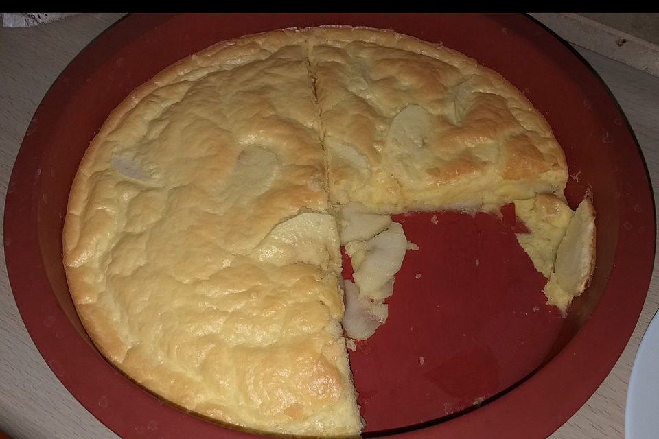 Glutenfreier Apfel-Pfannkuchen aus dem Backofen