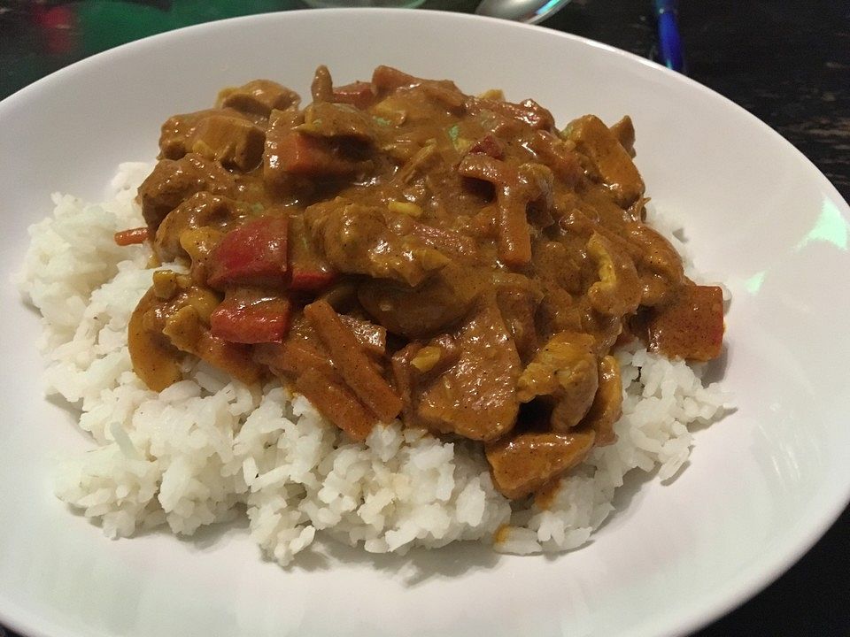 Butterhuhn in mild-würziger Tomatensoße von floranje| Chefkoch