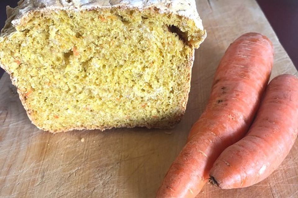 Bio-Dinkelbrot mt Haferflocken und Karotten