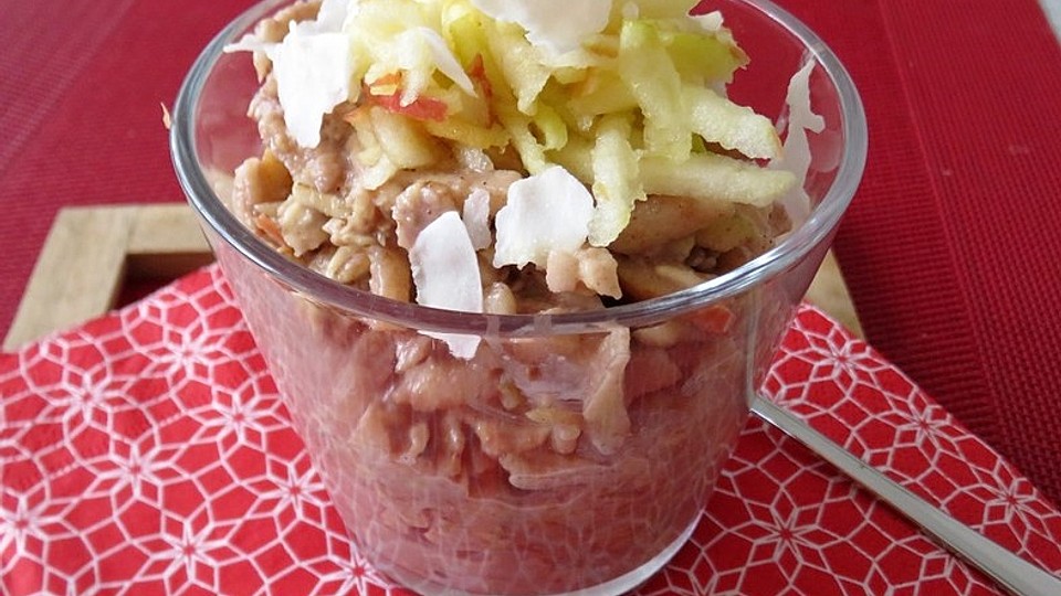 Schoko-Apfelmüsli von Juulee| Chefkoch