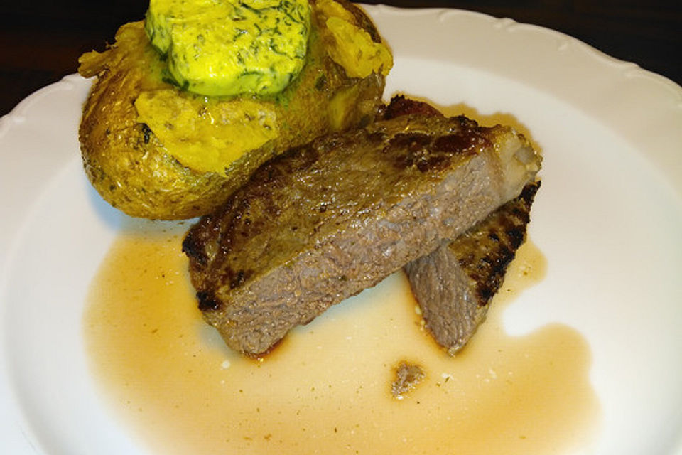 Entrecôte-Steak aus dem Airfryer