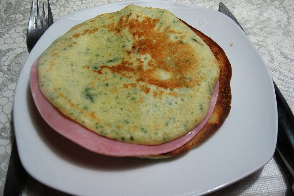 Bärlauchcrêpe "Cordon bleu"