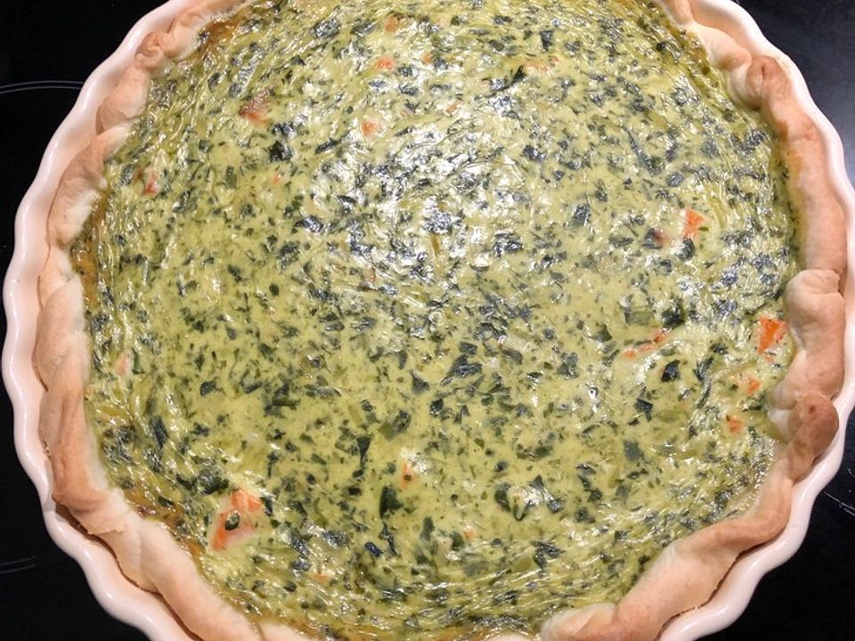 Lachs-Spinat-Quiche von JudoLars| Chefkoch