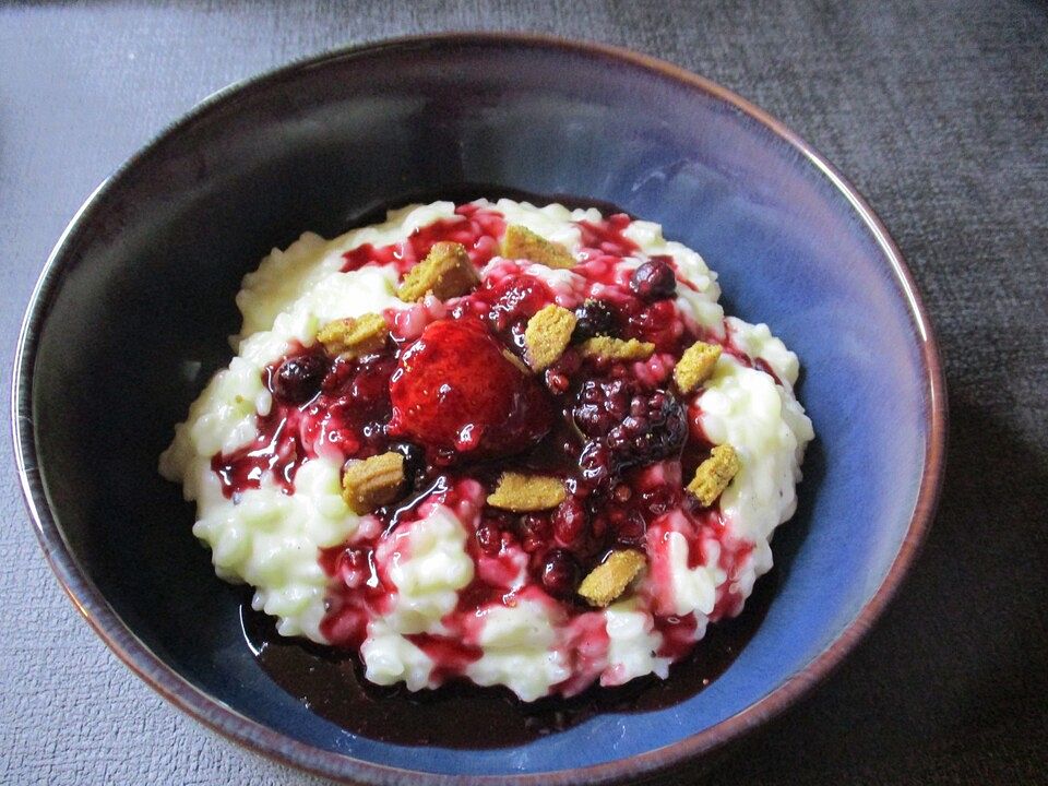 Milchreis mit Beerengrütze von geschmacklich_gut| Chefkoch