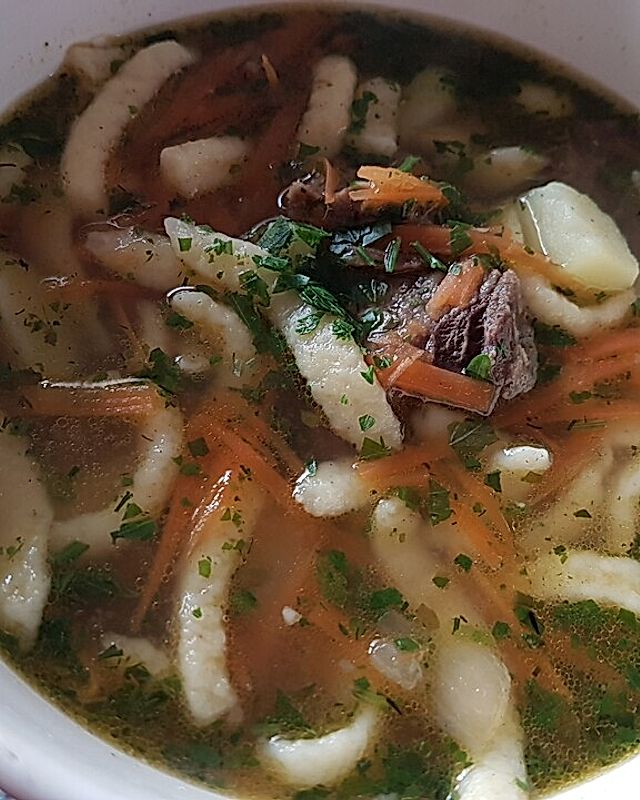 Spätzle-Suppe
