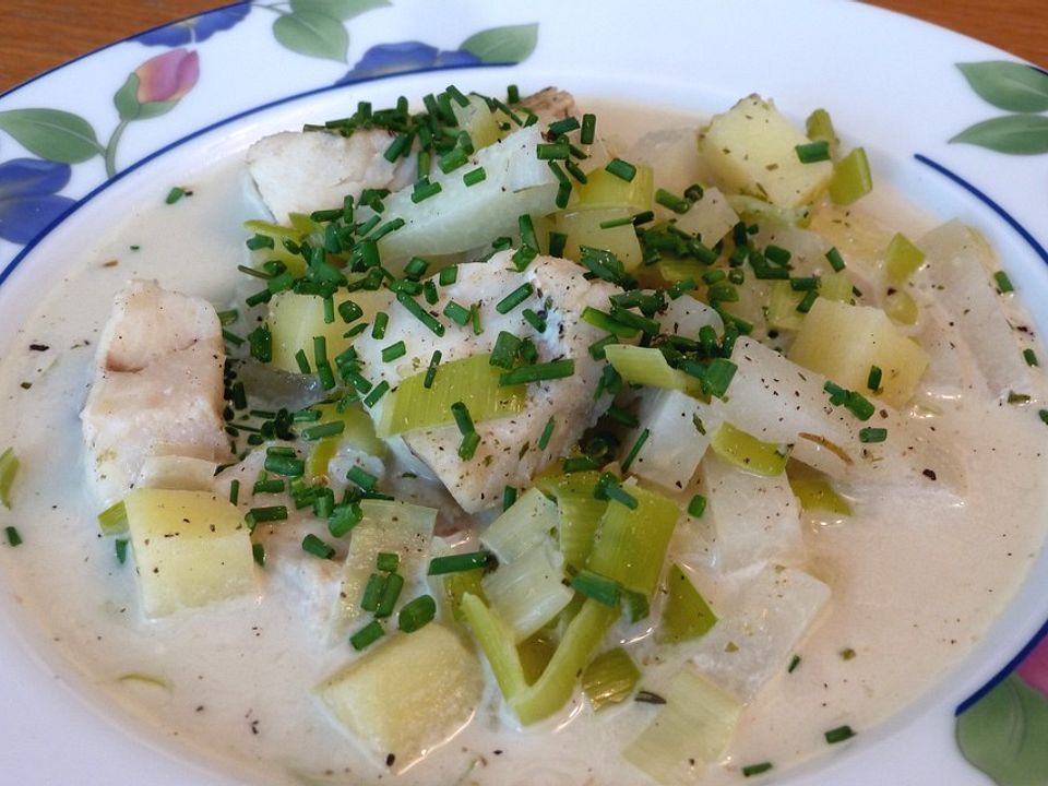 Norwegischer Fischtopf mit Kohlrabi und Kartoffeln von geschmacklich ...