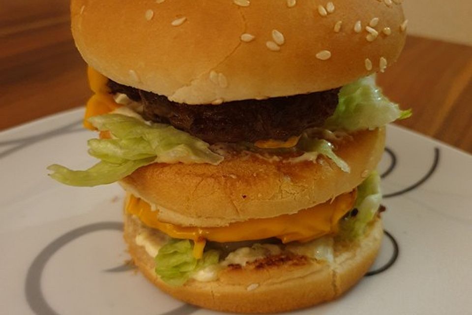 Hamburger Big Mac Style