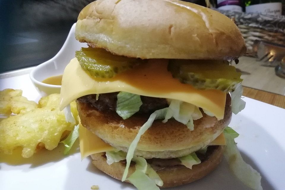 Hamburger Big Mac Style