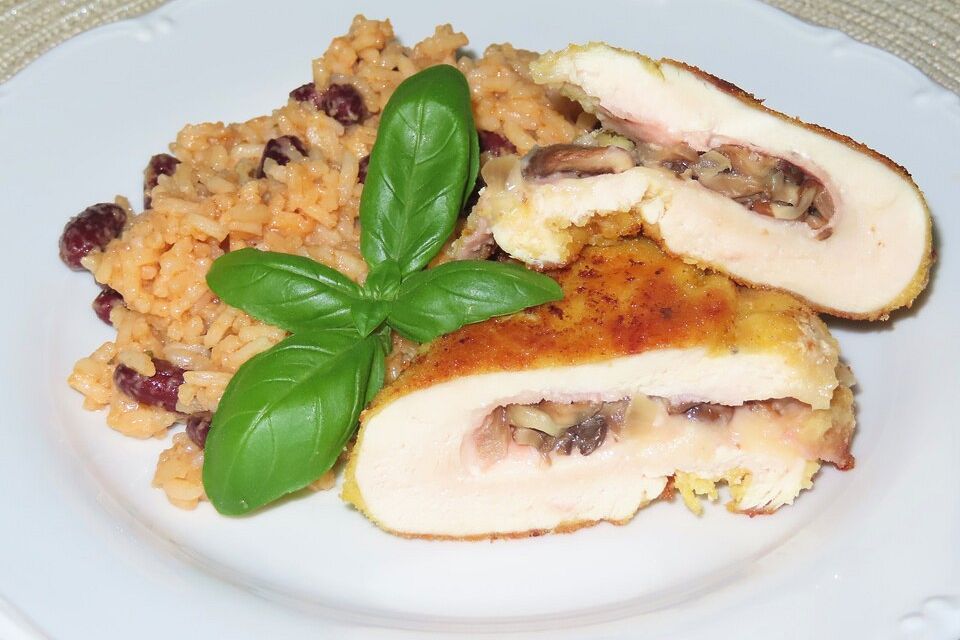 Cordon bleu mit Champignons