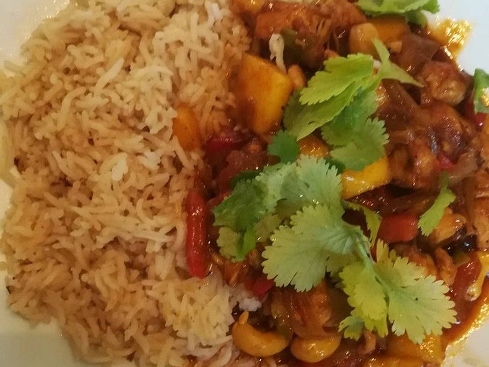 Hähnchencurry mit Mango und Cashewkerne von temesvari| Chefkoch