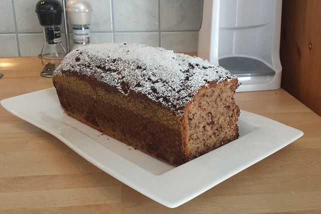 Bananen-Nuss-Schoko-Rührkuchen von Weudi| Chefkoch