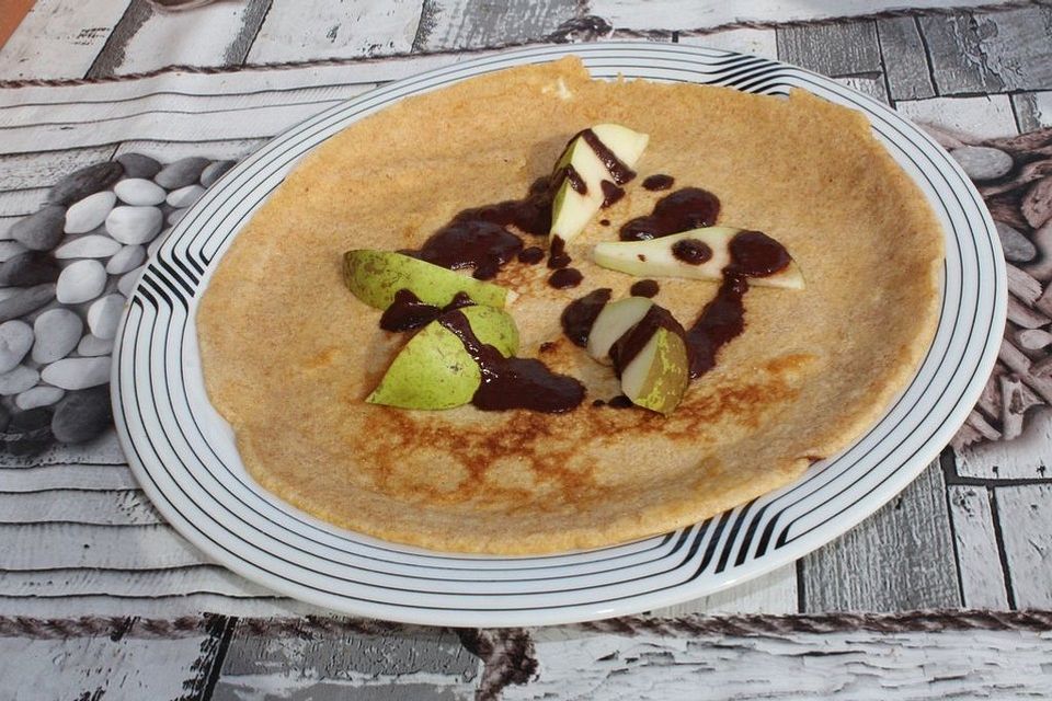 Birne-Helene-Pfannkuchen à la Didi