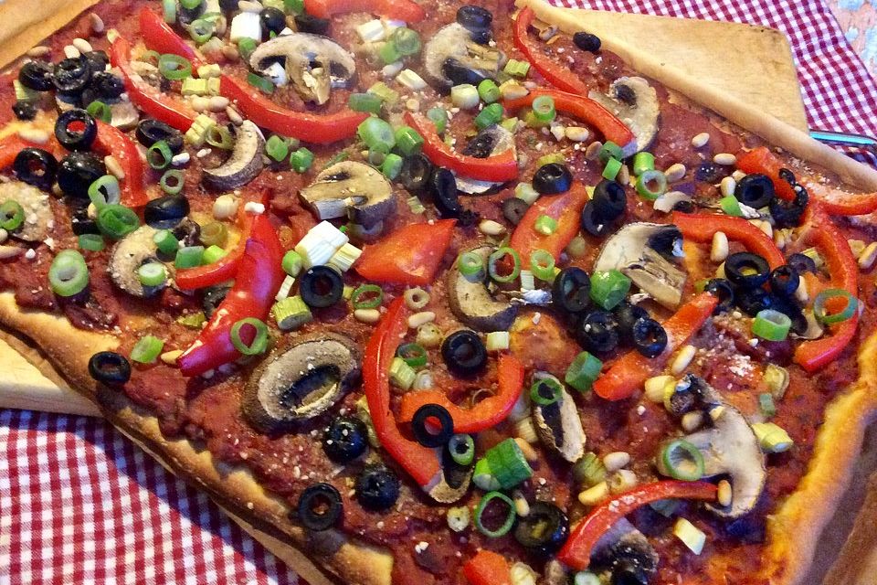 Vegane Pizza Marinara