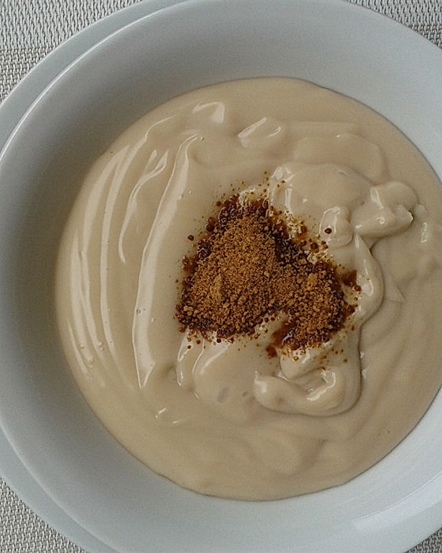 Veganer Pudding mit Mandelmilch